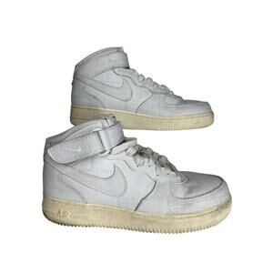 Nike Women's Air Force 1 '07 Mid Basketball Casual Sneakers Shoes White Size 9